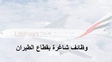 وظائف لحملة الثانوية فما فوق بعدة مجالات بشركة طيران الإمارات