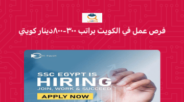 وظائف شاغرة في دولة الكويت براتب 300 - 800 دينار كويتي (شركة SSC Egypt الكويت) 3