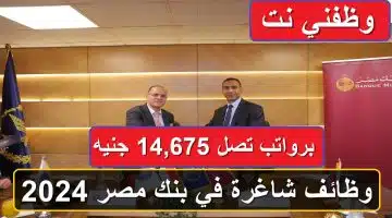 وظائف شاغرة في بنك مصر (Banque Misr) برواتب تصل 14,675 جنيه 27