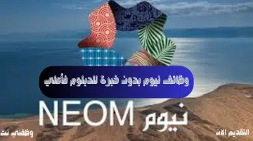 وظائف نيوم بدون خبرة للدبلوم فأعلي 51
