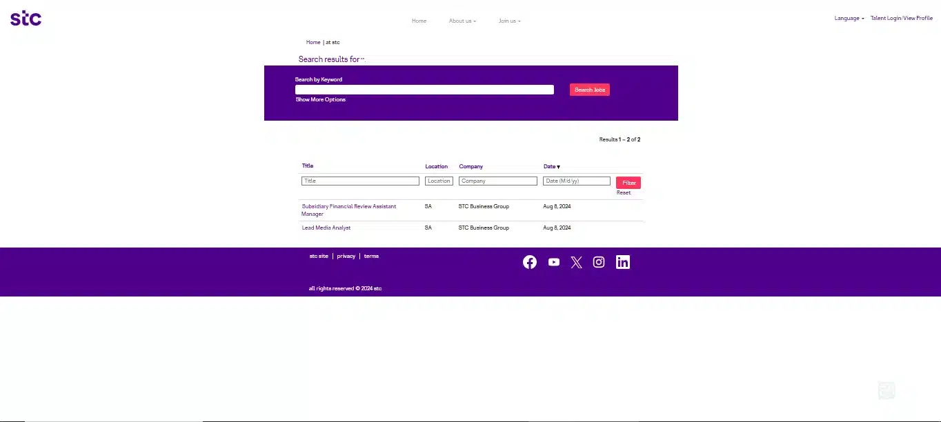 وظائف الاتصالات السعودية (STC) رجال ونساء 2