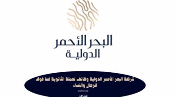 شركة البحر الأحمر الدولية وظائف لحملة الثانوية فما فوق للرجال والنساء 8