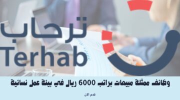 وظائف ممثلة مبيعات براتب 6000 ريال في بيئة عمل نسائية 3
