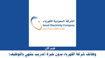 وظائف شركة الكهرباء بدون خبرة (تدريب منتهي بالتوظيف) 3