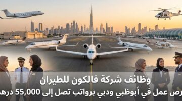 وظائف شركة فالكون للطيران فرص عمل في أبوظبي ودبي برواتب تصل إلى 55,000 درهم 3