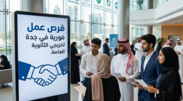 وظائف فورية جدة للرجال والنساء لحملة الثانوية فأعلي 7