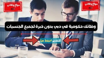 وظائف حكومية في دبي بدون خبرة لجميع الجنسيات 9