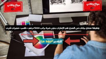 وظيفة مدخل بيانات من المنزل في الإمارات بدون خبرة براتب 5000 درهم + نافس + مميزات أخرى 111